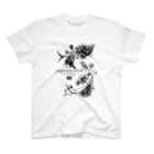 Kazuki SHOP from un Jour。ART WORKSの【HAPPINESS FLEUR】 スタンダードTシャツ