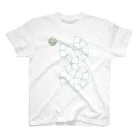 結晶ふりいくの柘榴石（２４面体結晶図＋展開図） Regular Fit T-Shirt