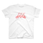 monCheriのタンデムRED（大） スタンダードTシャツ