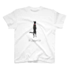 ぽたけのThe Grateful Cat Regular Fit T-Shirt