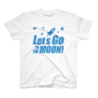 【仮想通貨】ADKグッズ専門店 のLet's go to the Moon! スタンダードTシャツ