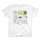 ぺちぺち工房 Pechi Pechi Atelierのゆるきゃらズ 大集合ver. スタンダードTシャツ