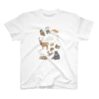 ちなきのこのWild animal japan スタンダードTシャツ