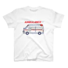 さはらそのこ｜イラストレーターの救急車　AMBULANCE スタンダードTシャツ