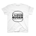 T.SugawaraのI LOVE BUGER スタンダードTシャツ