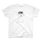 horned owlのおにぎりを食べるリスさん Regular Fit T-Shirt