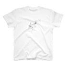 BG21の煙る薔薇(線画) Regular Fit T-Shirt