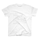 WellbeDesignLabのmori no sauna w スタンダードTシャツ