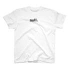 れんれん ‖ 洞察力おばけ👻のnull.ロゴＴ スタンダードTシャツ