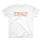 KDE shopのTGIF Horizonal Logo Tee スタンダードTシャツ