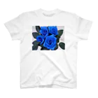 0608knynの青薔薇 Regular Fit T-Shirt