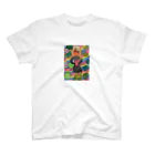 ぴこたびアートのはあとのある風景 スタンダードTシャツ