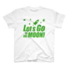 【仮想通貨】ADKグッズ専門店 のLet's go to the moon! スタンダードTシャツ