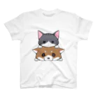 スナネコシンドバッド SUZURIキャラバンのしばねこ（胡麻柴） スタンダードTシャツ