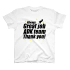 【仮想通貨】ADKグッズ専門店 のGreat ADK team! スタンダードTシャツ