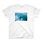 cozcozの海のあお Regular Fit T-Shirt