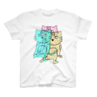 Sizimi_Kusodasaの残像猫 スタンダードTシャツ