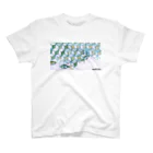 mabukaのウヲノメ ブルー Regular Fit T-Shirt