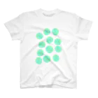 水草のグリーン玉いっぱい スタンダードTシャツ