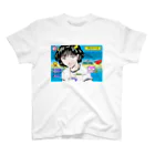 お茶の間デジタルKIDSの夏の視聴覚室は乙女花園 Regular Fit T-Shirt