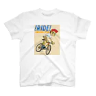 nidan-illustrationの!RIDE! (CARTOON STYLE) スタンダードTシャツ