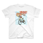 nidan-illustrationの!RIDE! (CARTOON STYLE) スタンダードTシャツ