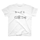 Aliviostaのシーバス カタカナ ゆるい魚イラスト 釣り スズキ Regular Fit T-Shirt