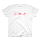 AliviostaのREDRUM レッドラム ロゴ Regular Fit T-Shirt