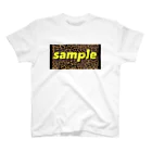 neko_otoko999のsample ヒョウ柄 Regular Fit T-Shirt