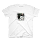 JikenShopのぶち猫「さつき」顔 Regular Fit T-Shirt