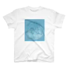 終わらない言葉の海の宇宙は-blue- Regular Fit T-Shirt