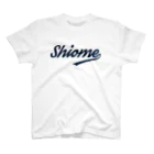 こみやだいすけのシオメ ストリートロゴ 濃紺 スタンダードTシャツ