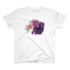 お花のクローゼットのムラサキ・パンジー Regular Fit T-Shirt