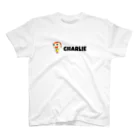 charlolの背面前面イラストnice charlie  スタンダードTシャツ