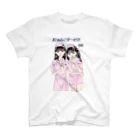 お茶の間デジタルKIDSのにゃんこサービス Regular Fit T-Shirt