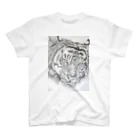 wanwanartのトラの鉛筆画 Regular Fit T-Shirt