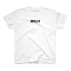 SPILLS SHOPのSPILLS LOGO スタンダードTシャツ