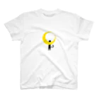 azuのMoonCat_Yellow スタンダードTシャツ