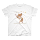 irodoricoのじょん太の仙台弁「しょんつぁん！」黒・暗い色のTシャツ向き Regular Fit T-Shirt