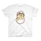 ひよことゆるかわハウスのひよこのひよぴよちゃん スタンダードTシャツ