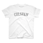 HTMLタグショップのCOLSPAN ホワイト スタンダードTシャツ