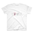 I Love　MILK のアイ、ラブ、ミルク スタンダードTシャツ