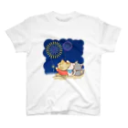 おりーぶりーぶのすずにゃん　花火 スタンダードTシャツ