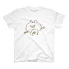 ぴよたそ商店のねことひよこの必死のセーフアピール スタンダードTシャツ