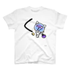 ジージョのデカ文字にゃんこ「く」 Regular Fit T-Shirt