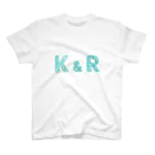tsunokaのイニシャル Tシャツ K&R ペア Regular Fit T-Shirt