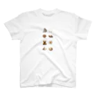 sunnyclubのWhite brown スタンダードTシャツ