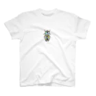 Full of vitality　(フル　オブ　バイタリティ)のcicada ☆(せみ)collarバージョン　Full of vitality　(フル　オブ　バイタリティ) スタンダードTシャツ