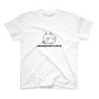 moco.【ことわざアニマル】のいぬもあるけばぼうにあたる スタンダードTシャツ