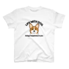 efrinmanの犬と共に（コーギー） スタンダードTシャツ